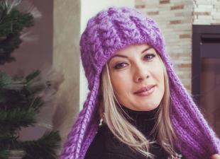 Как связать модную шапку спицами для женщины: пошаговые фото и видео инструкции вязания самых модных фасонов теплых зимних шапок и шапок на весну со схемами